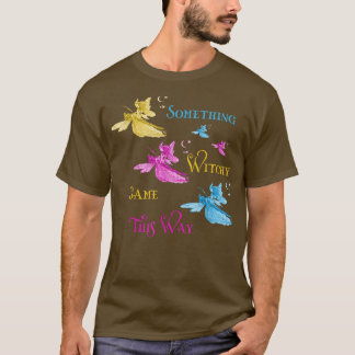 Etwas Hexliches kam so, wie Pagan Witchy fliegt T-Shirt