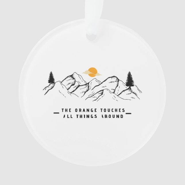 ETWAS IN DER ORANGE ORNAMENT (Vorderseite)