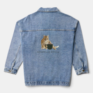 Etwas ist das Brechen von Denim Jacket Jeansjacke