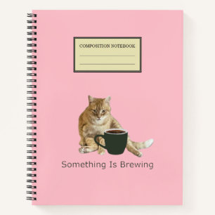 Etwas ist das Brewing Spiral Notebook Notizbuch