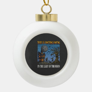 Etwas Jagdlicht Mond Halloween Heißer Zom Keramik Kugel-Ornament