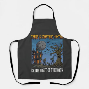 Etwas Jagdlicht Mond Halloween Heißer Zombie Schürze
