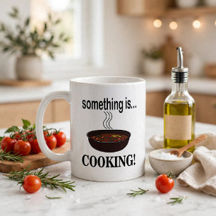 Etwas kochen Etwas kocht Kaffeetasse