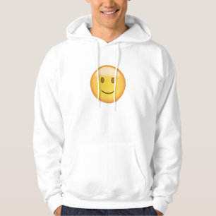 Etwas lächelndes Gesicht Emoji Hoodie