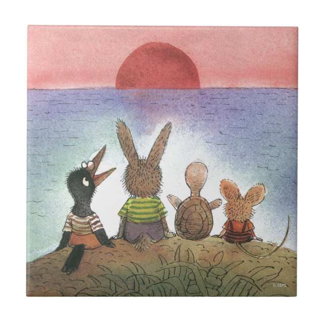 Etwas Rotes Fliese (Vorderseite)