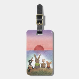 Etwas Rotes Gepäckanhänger