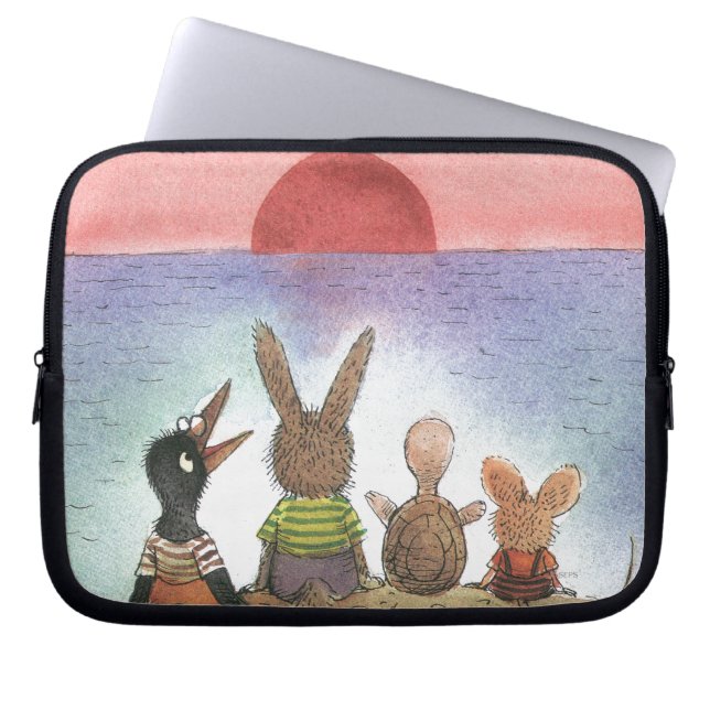 Etwas Rotes Laptopschutzhülle (Vorderseite)