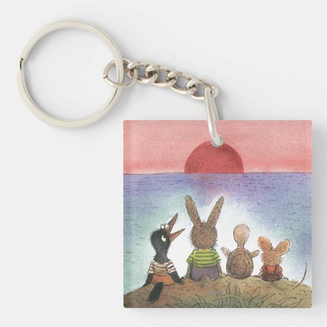 Etwas Rotes Schlüsselanhänger (Vorderseite)