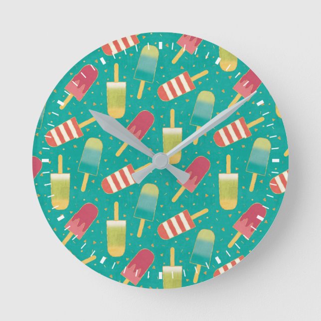 Etwas Spaß im Sun-Schritt Runde Wanduhr (Vorderseite)