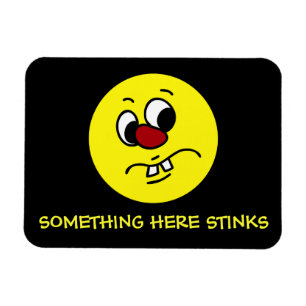 Etwas Stinky Gesicht mürrisch Magnet