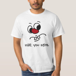 Etwas Stinky Gesicht mürrisch T-Shirt