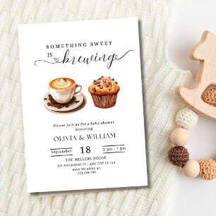 Etwas Süßes Braut sich Baby Shower Neutral Einladung