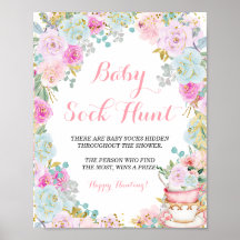 Etwas Süßes ist Party Baby Sock Hunt zu züchten