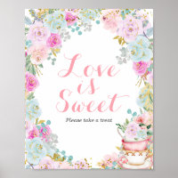 Etwas Süßes ist Tee Party Liebe brauen ist süß