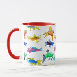 "Etwas Verdächtiges" Wasserfarben-Tasse Tasse