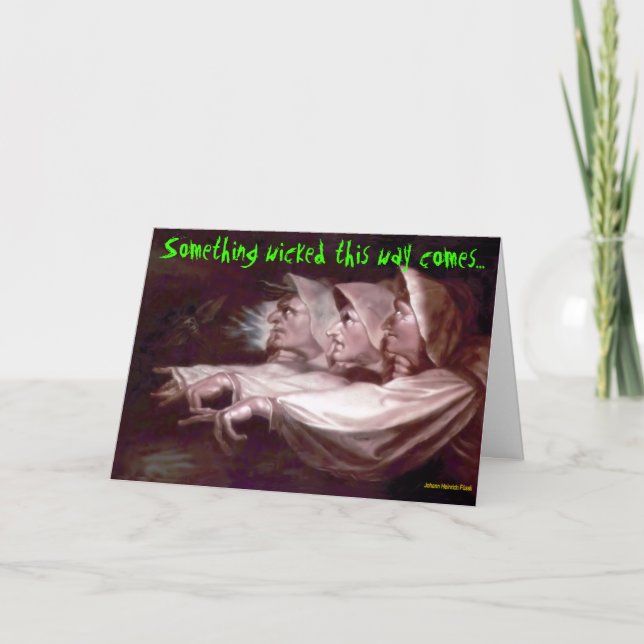 Etwas Wackeliges Karte (Vorderseite)