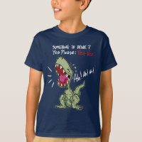 Etwas zu trinken? Ja Bitte: Tea-Rex Dinosaurier