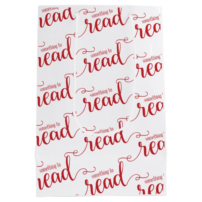 Etwas zum Lesen 4 Dieses Thema Mittlere Geschenktüte (Rückseite)