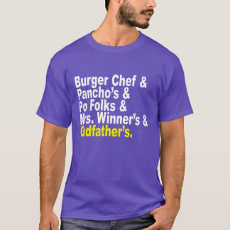 Etzeichen: Erinnern an Baton Rouge-Restaurants T-Shirt