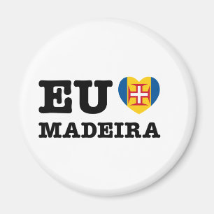 Eu Amo Madeira Magnet