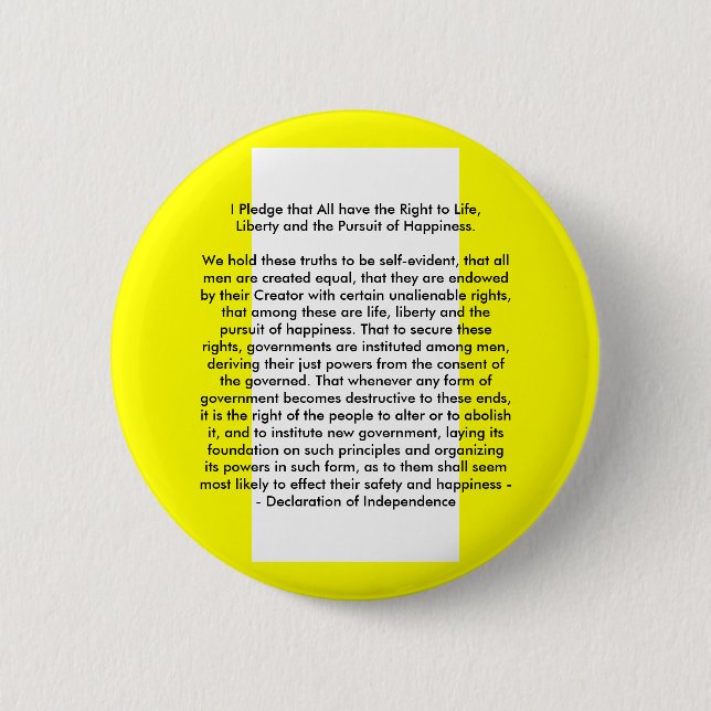 !! EU Erklärung der Unabhängigkeit Button (Vorderseite)