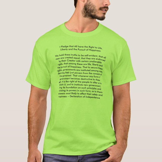 !! EU Erklärung der Unabhängigkeit T-Shirt (Vorderseite)