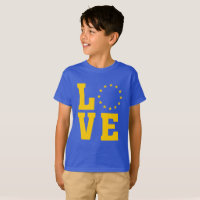 EU-Flagge, europäische Gewerkschaft, LIEBE