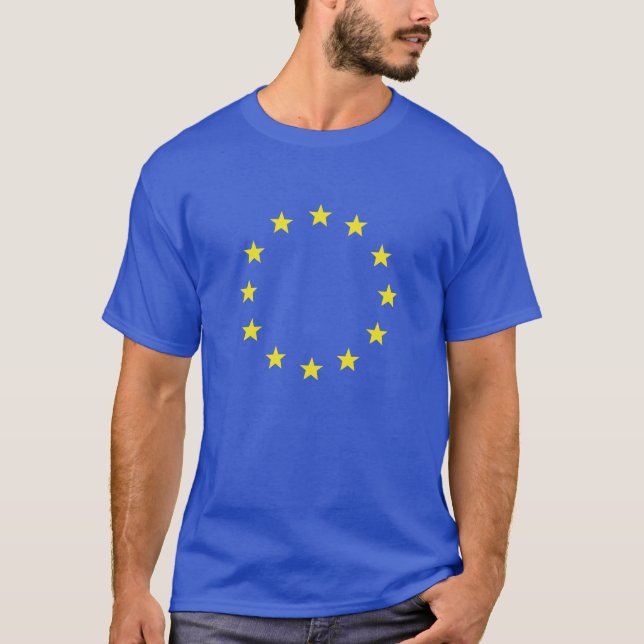 EU-Flagge | Europäische Union T-Shirt (Vorderseite)