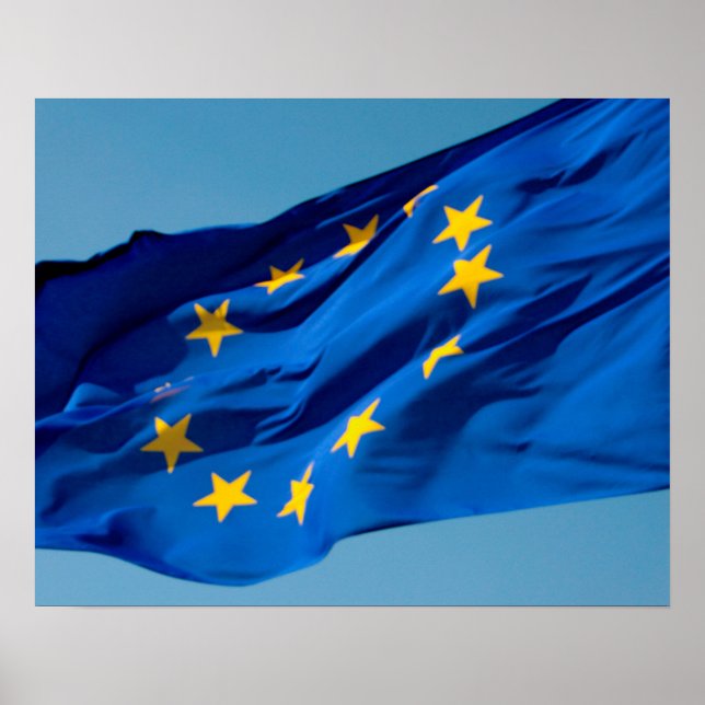 EU-Flagge Poster (Vorne)