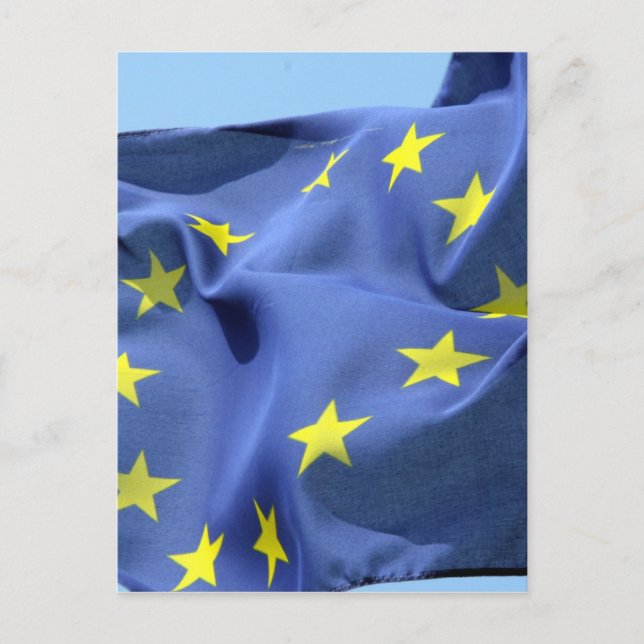 eu-Flagge Postkarte (Vorderseite)