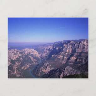 EU, Frankreich, Alpen der Provence, Grand Canyon v Postkarte