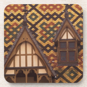 EU, Frankreich, Burgund, Cote d'Or, Beaune. Geflie Getränkeuntersetzer