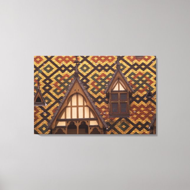 EU, Frankreich, Burgund, Cote d'Or, Beaune. geplag Leinwanddruck (Vorderseite)