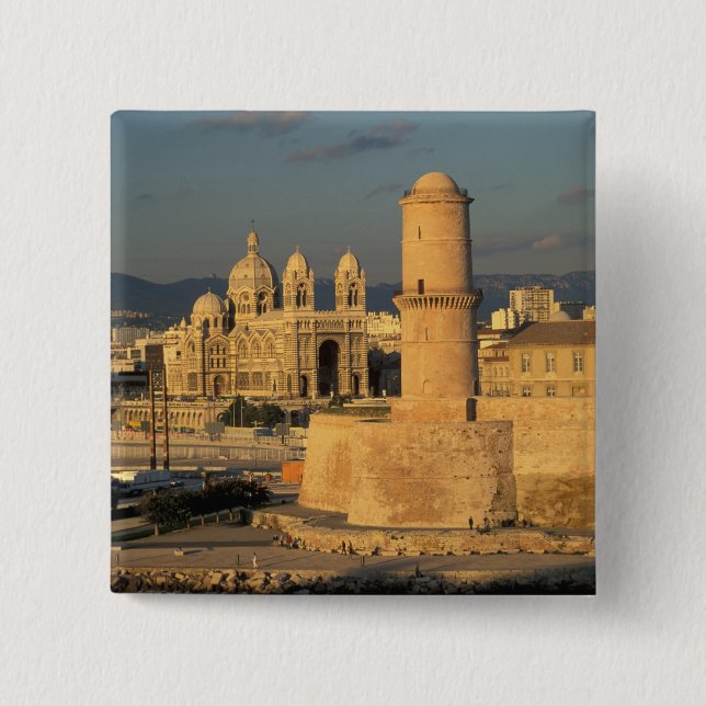 EU, Frankreich, Provence, Bouches-du-Rhone, Button (Vorderseite)