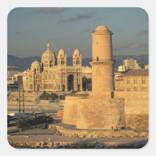 EU, Frankreich, Provence, Bouches-du-Rhone, Quadratischer Aufkleber