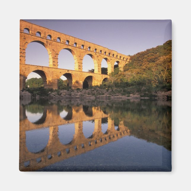 EU, Frankreich, Provence, Gard, Pont du Gard. 2 Magnet (Vorne)