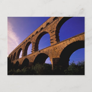 EU, Frankreich, Provence, Gard, Pont du Gard. 3 Postkarte