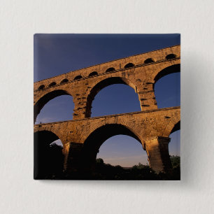 EU, Frankreich, Provence, Gard, Pont du Gard.4 Button