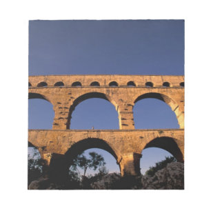 EU, Frankreich, Provence, Gard, Pont du Gard. Römi Notizblock