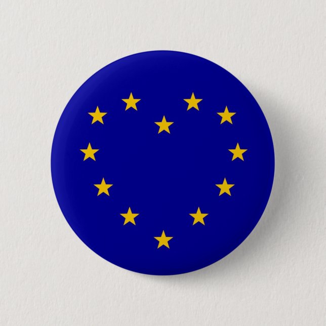 EU-Herz-Referendum-Abstimmungs-europäische Button (Vorderseite)