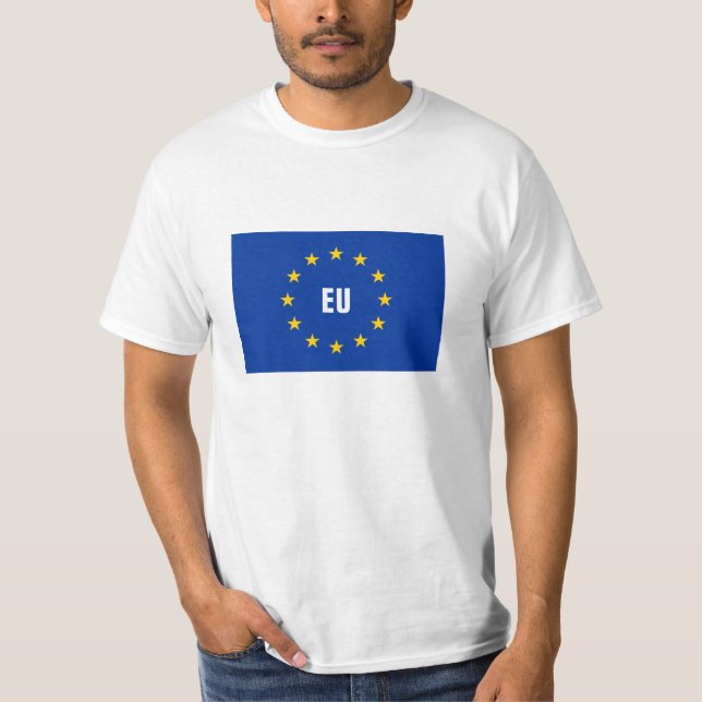 EU kennzeichnen europäische Gewerkschaftst-shirts T-Shirt (Vorderseite)