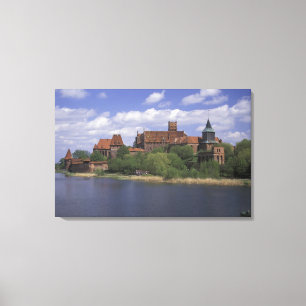 EU, Polen, Pomerania, Malbork. Europas Leinwanddruck