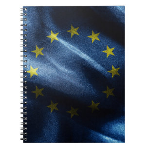 EU-Seidenflagge Notizblock