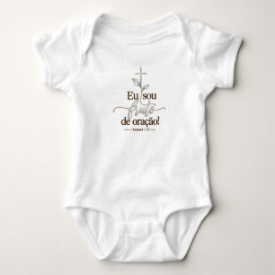 Eu Sou Fruto de Oração Body Cristão para Bebê – Baby Strampler