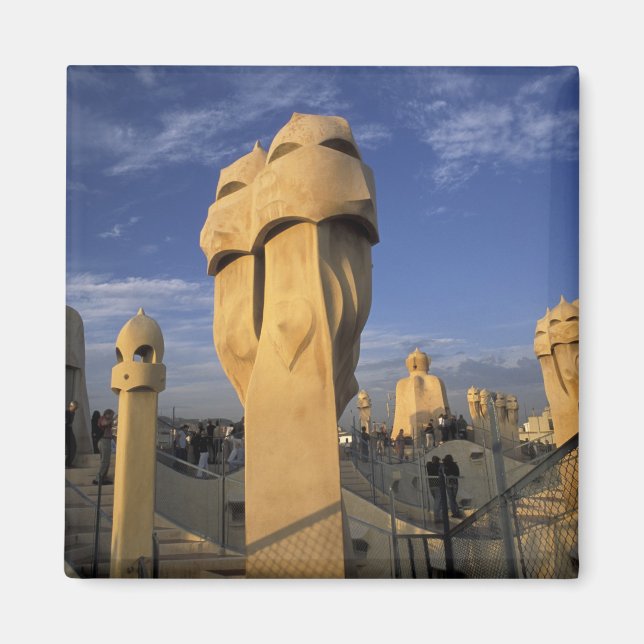 EU, Spanien, Katalonien, Barcelona Antonio Gaudi Magnet (Vorne)