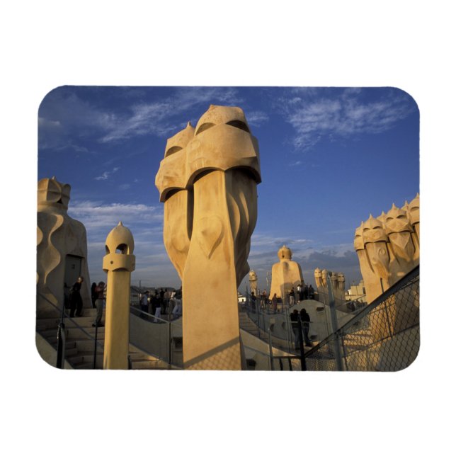 EU, Spanien, Katalonien, Barcelona Antonio Gaudi Magnet (Horizontal)