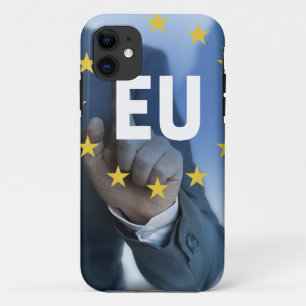 EU-Touchscreen-Konzept für europäische Gewerkschaf iPhone 11 Hülle