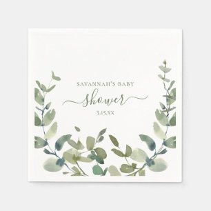 Eucalyptus Baby Dusche Serviette