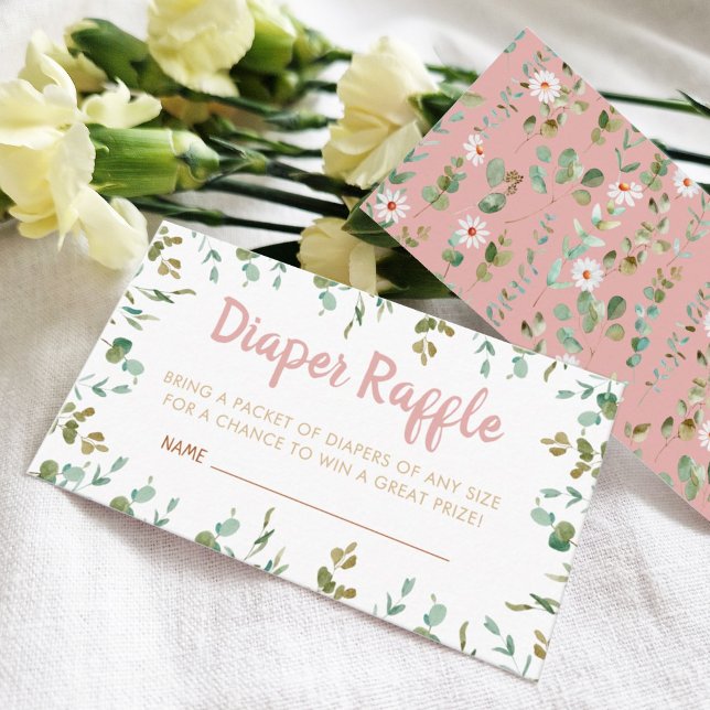 Eucalyptus Baby Showdusche Begleitkarte (Von Creator hochgeladen)