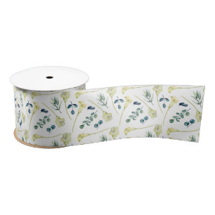 Eucalyptus Berries Lilies Satinband